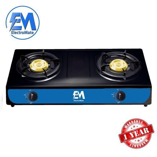 Electromate stainless double burner cooker